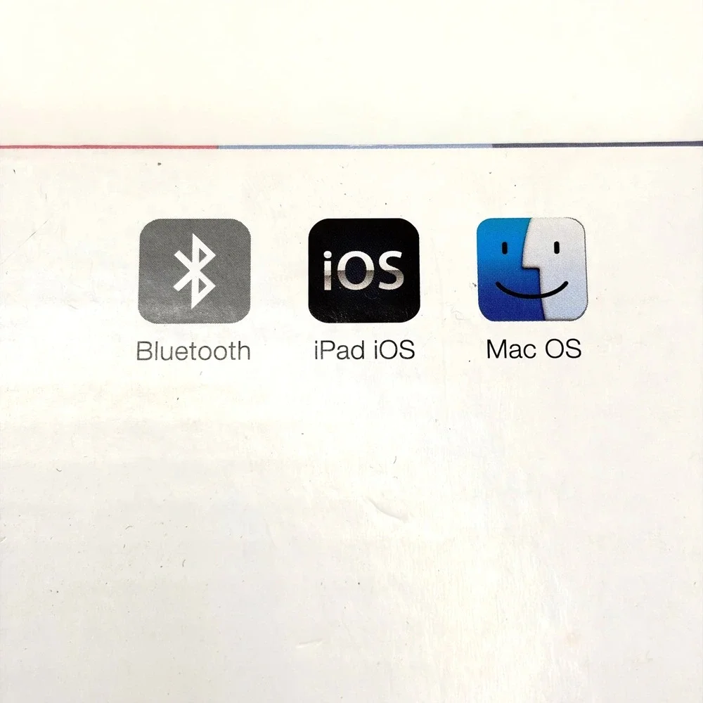 LogicKeyboard Large Print Bluetooth Wireless Keyboard iPad‎ Mac BKB3001 *READ*